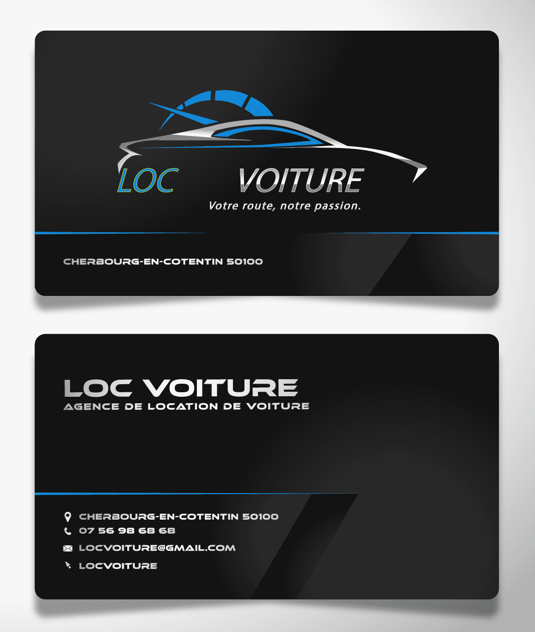 Carte de visite — LOC VOITURE