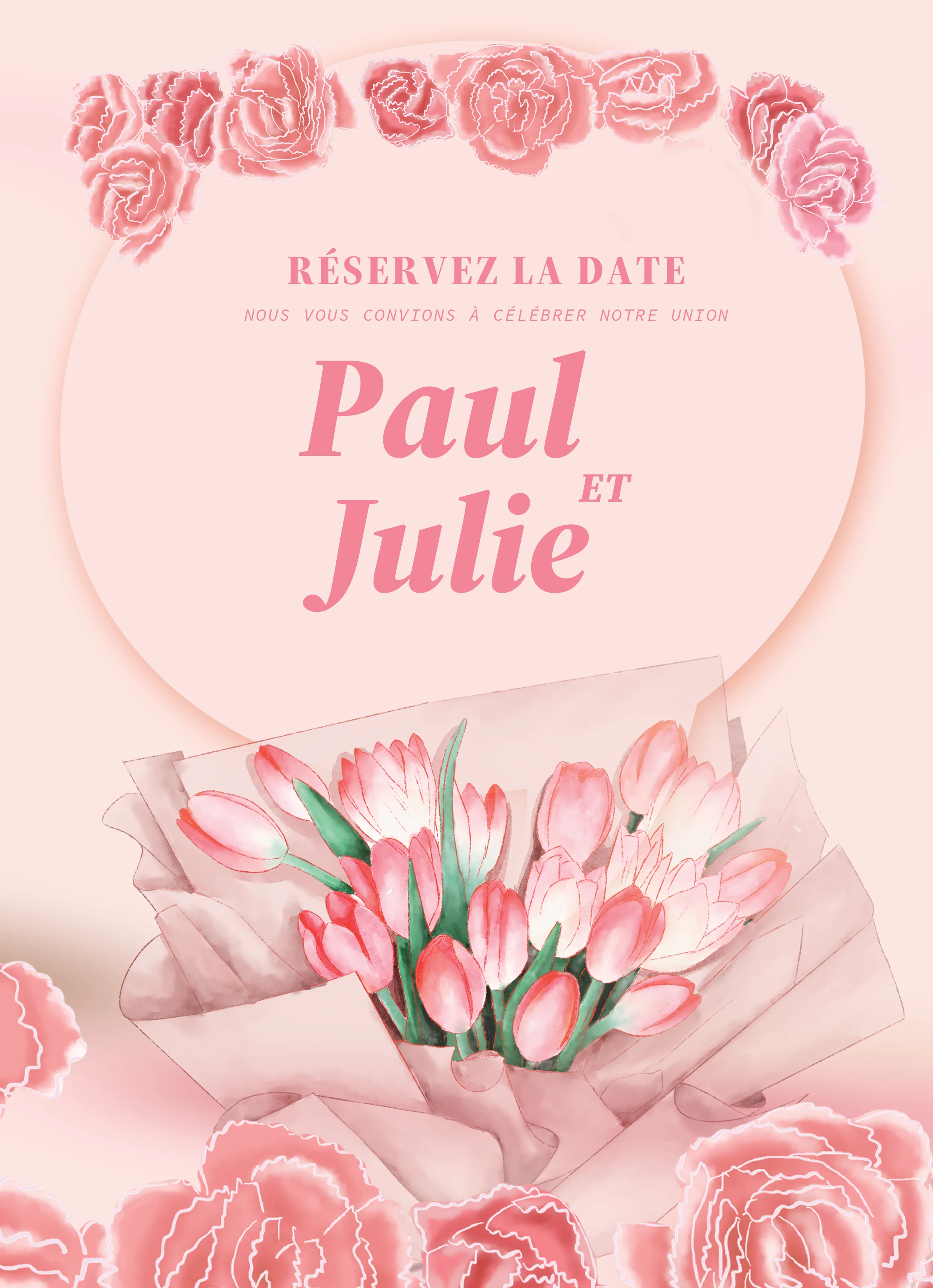Invitation Mariage — Paul & Julie